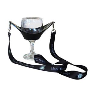 Wine Glass Lanyards with your Logo printed